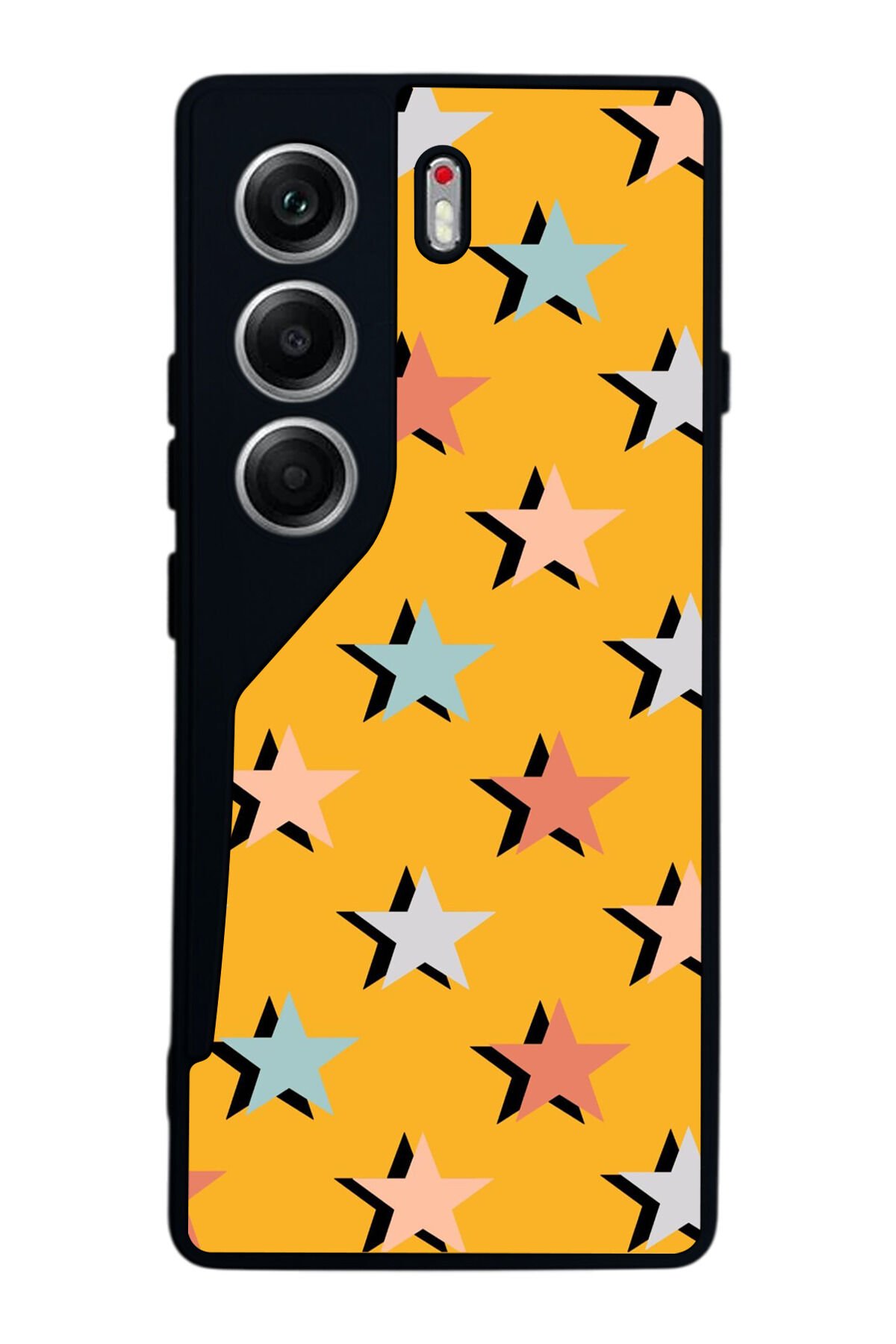 Tecno Camon 40 Uyumlu Retro Yildizlar Tasarımlı Glossy Premium Kılıf