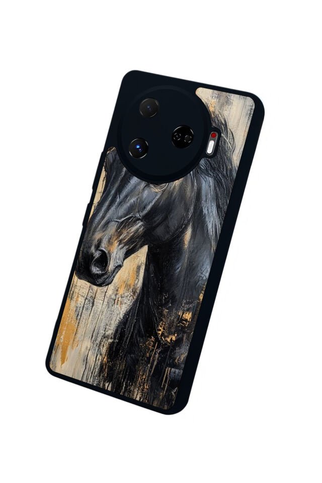Tecno Camon 30 Pro Uyumlu At Horse Tasarımlı Glossy Premium Kılıf