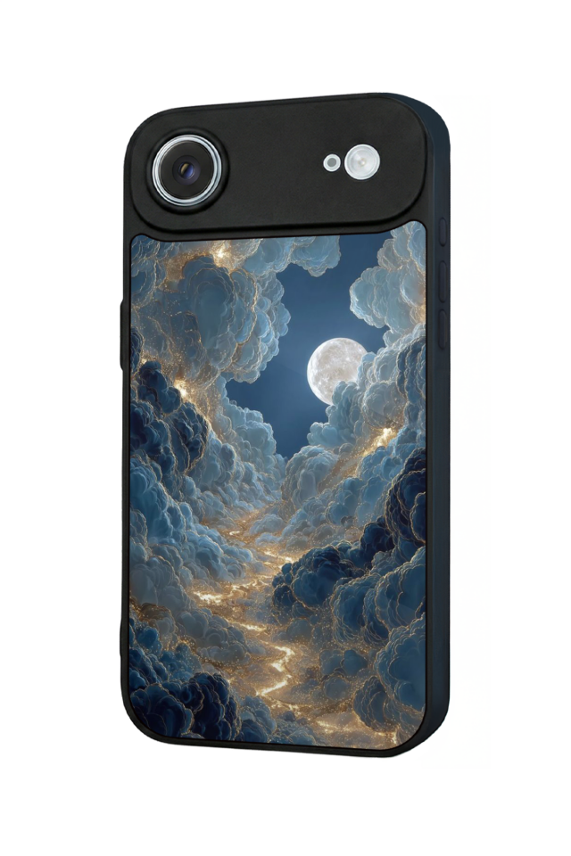 iPhone 17 Air Uyumlu Ay Tasarımlı Glossy Premium Kılıf