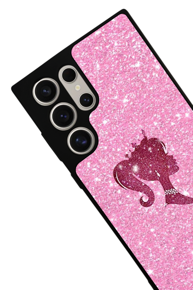 Samsung Galaxy S22 Ultra Uyumlu Barbie Tasarımlı Glossy Premium Kılıf