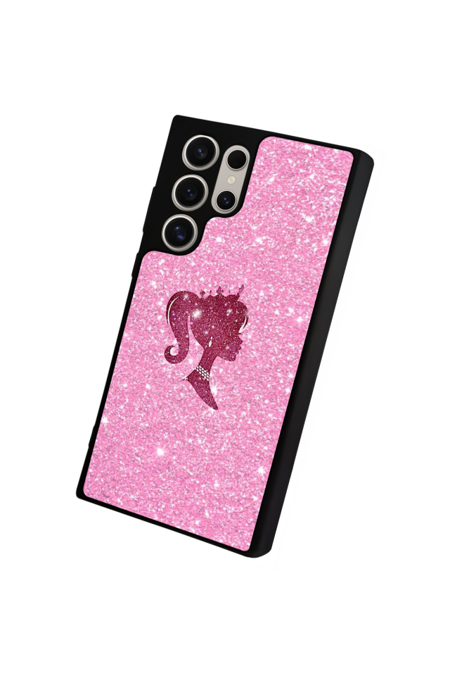 Samsung Galaxy S22 Ultra Uyumlu Barbie Tasarımlı Glossy Premium Kılıf