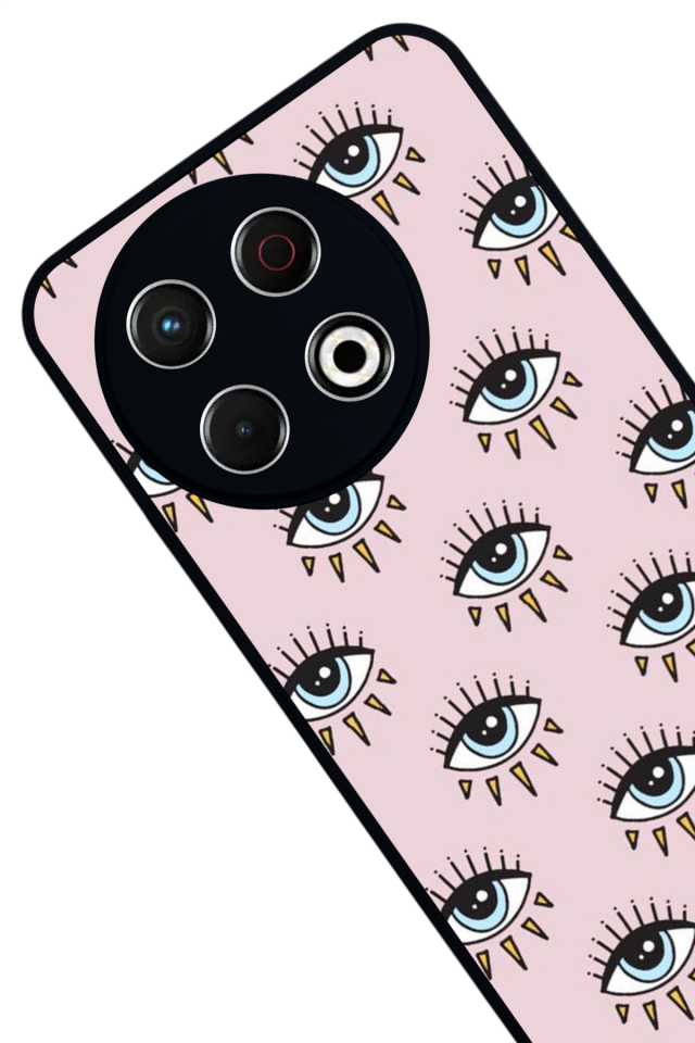 Tecno Spark 30 Pro Uyumlu Göz Tasarımlı Glossy Premium Kılıf