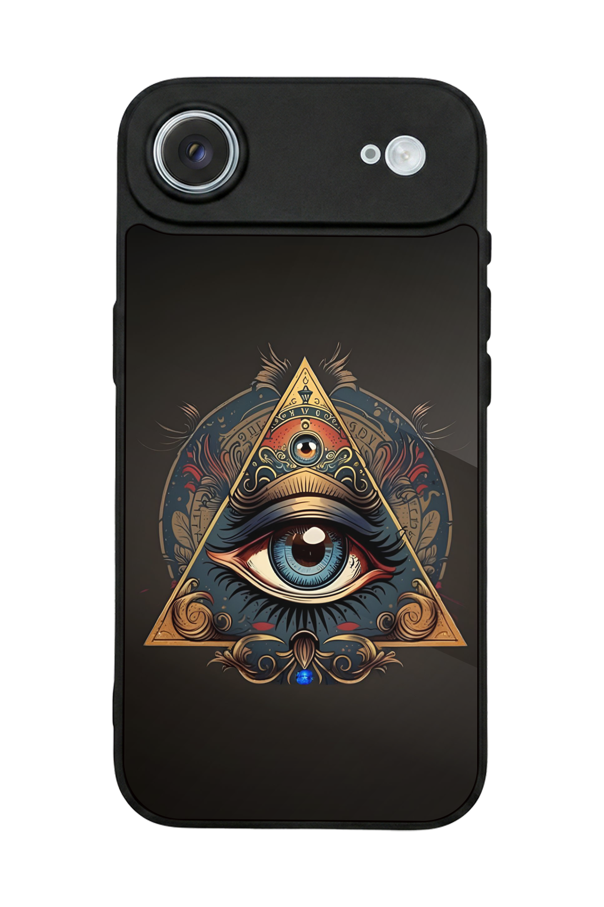 iPhone 17 Air Uyumlu Göz Tasarımlı Glossy Premium Kılıf