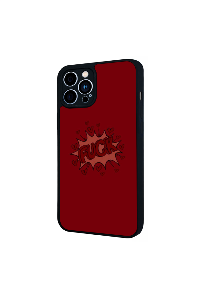 iPhone 13 Pro Max Uyumlu Kalp Love Tasarımlı Glossy Premium Kılıf