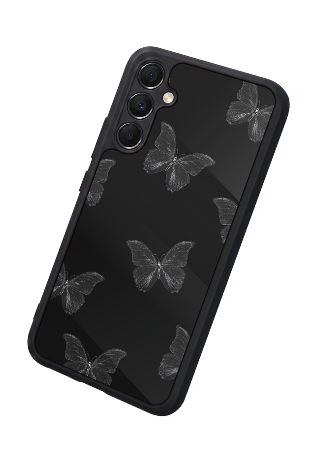 Samsung Galaxy A34 Uyumlu Kelebek Tasarımlı Glossy Premium Kılıf