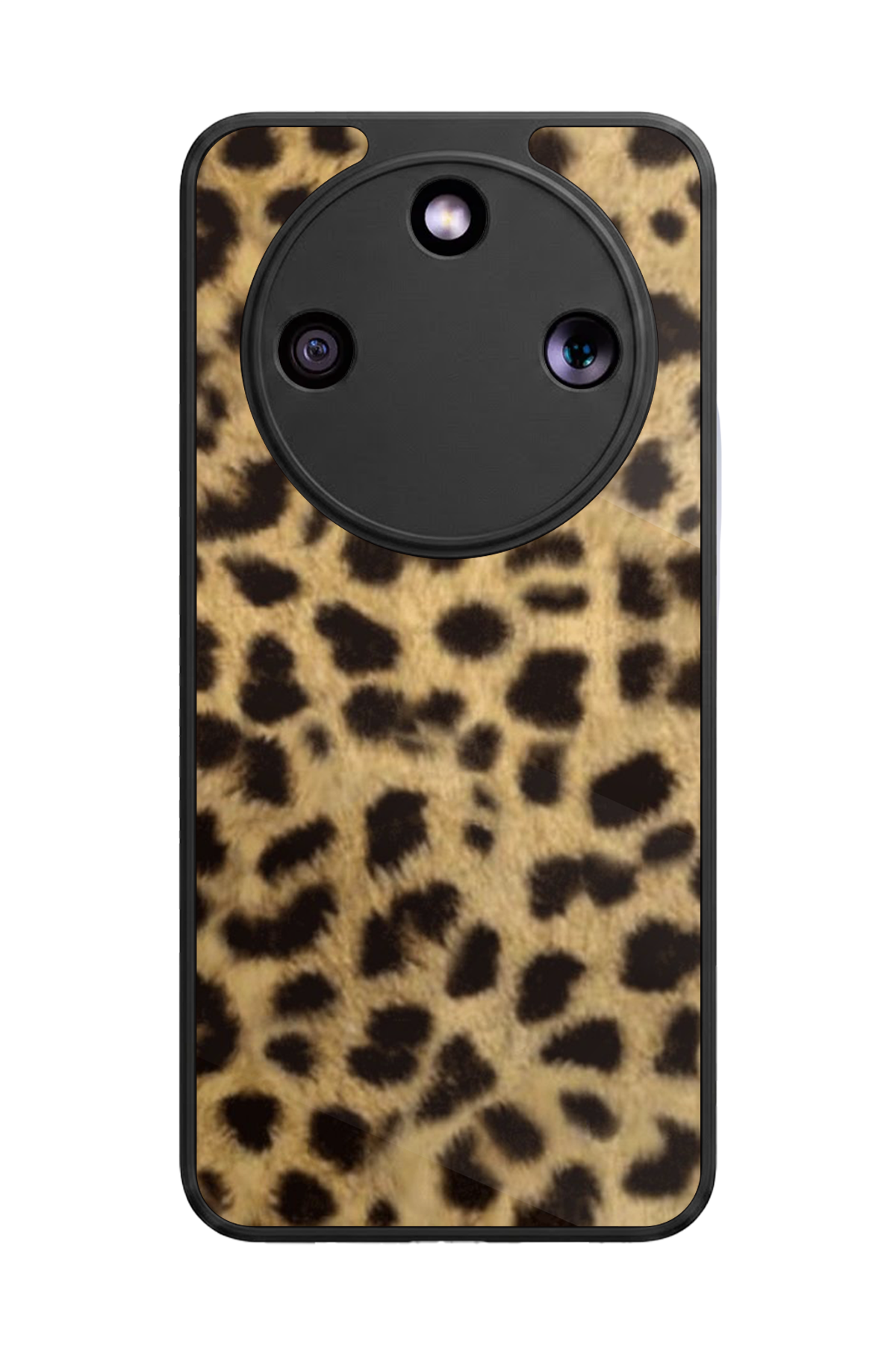Honor Magic 8 Lite Uyumlu Leopar Tasarımlı Glossy Premium Kılıf