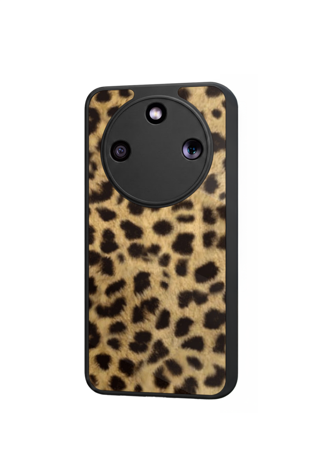 Honor Magic 8 Lite Uyumlu Leopar Tasarımlı Glossy Premium Kılıf