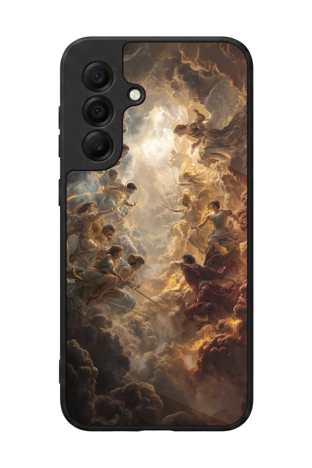 Samsung Galaxy A17 Uyumlu Melek Tasarımlı Glossy Premium Kılıf