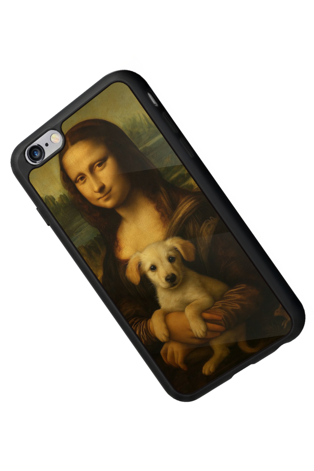 iPhone 6 Plus Uyumlu Monalisa Tasarımlı Glossy Premium Kılıf