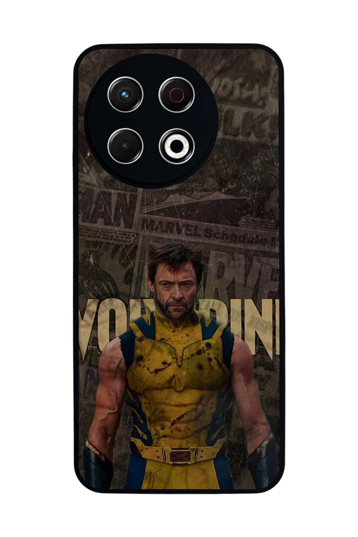 Tecno Spark 30 Pro Uyumlu Wolverine Tasarımlı Glossy Premium Kılıf