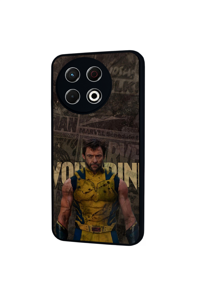 Tecno Spark 30 Pro Uyumlu Wolverine Tasarımlı Glossy Premium Kılıf
