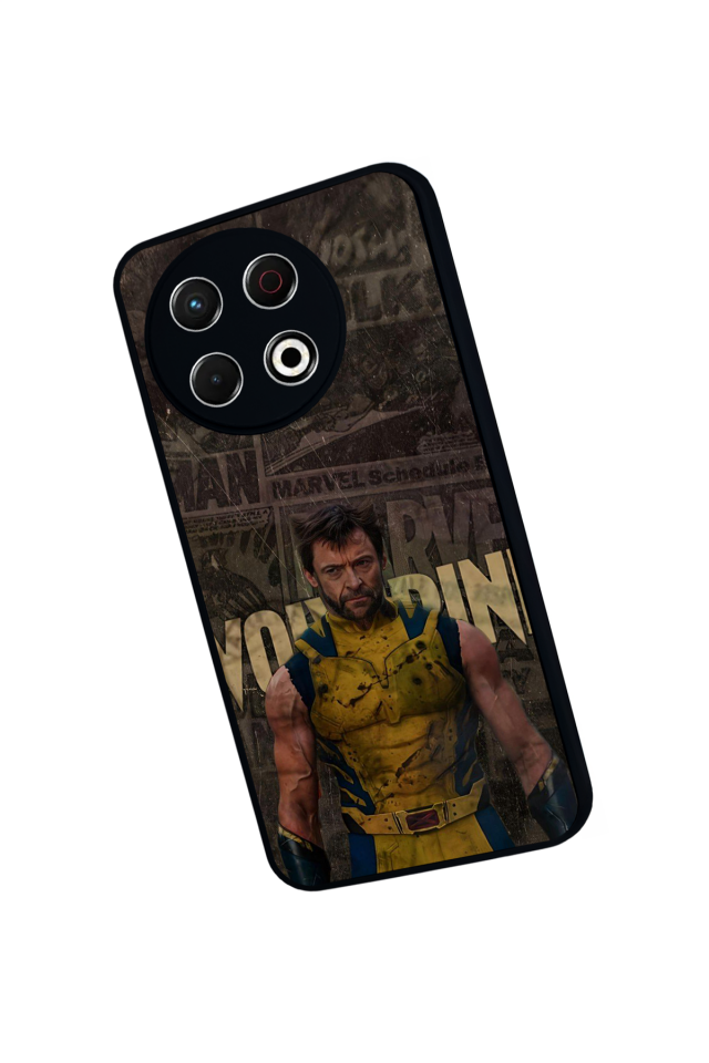 Tecno Spark 30 Pro Uyumlu Wolverine Tasarımlı Glossy Premium Kılıf