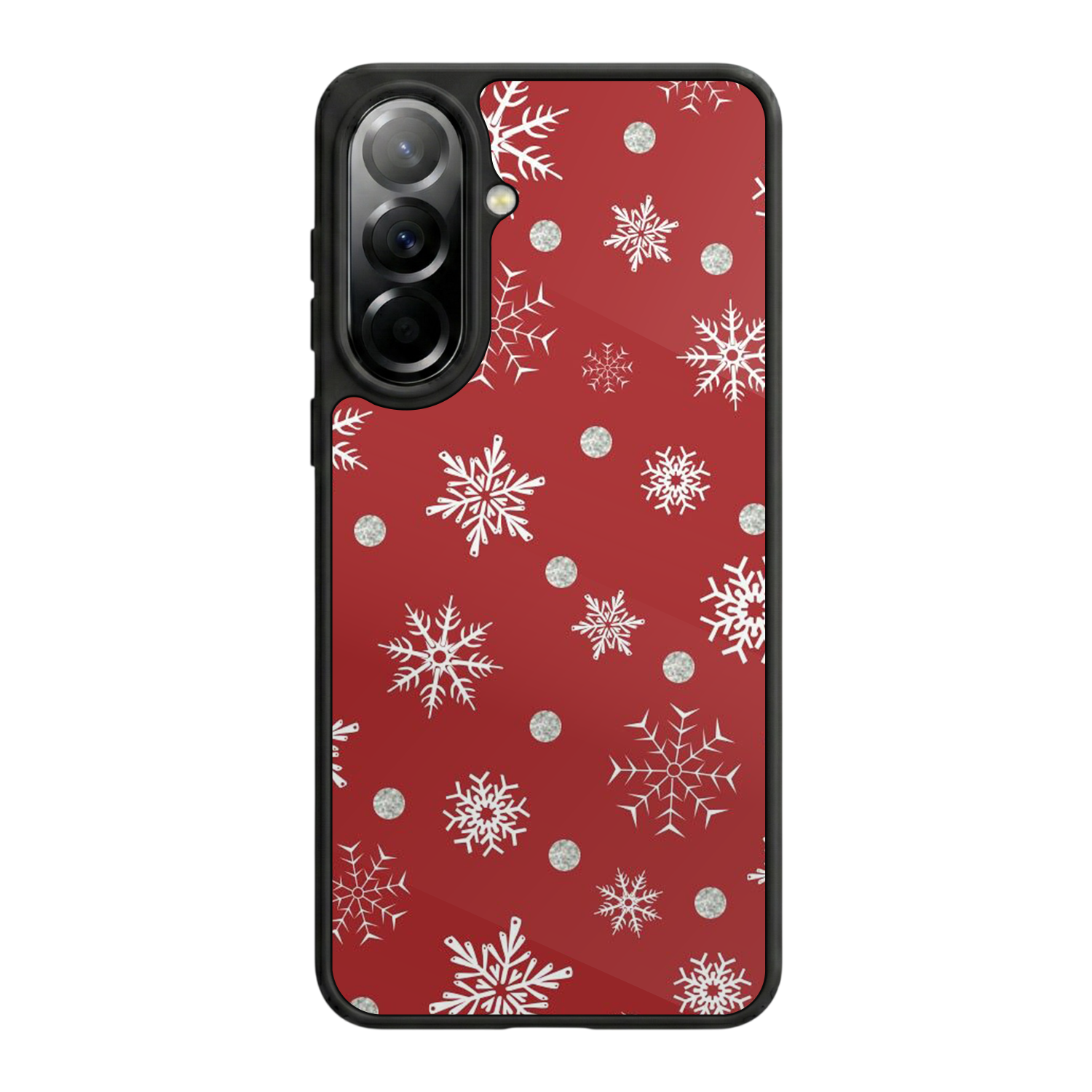 Samsung Galaxy A57 Uyumlu Yilbasi Christmas Tasarımlı Glossy Premium Kılıf