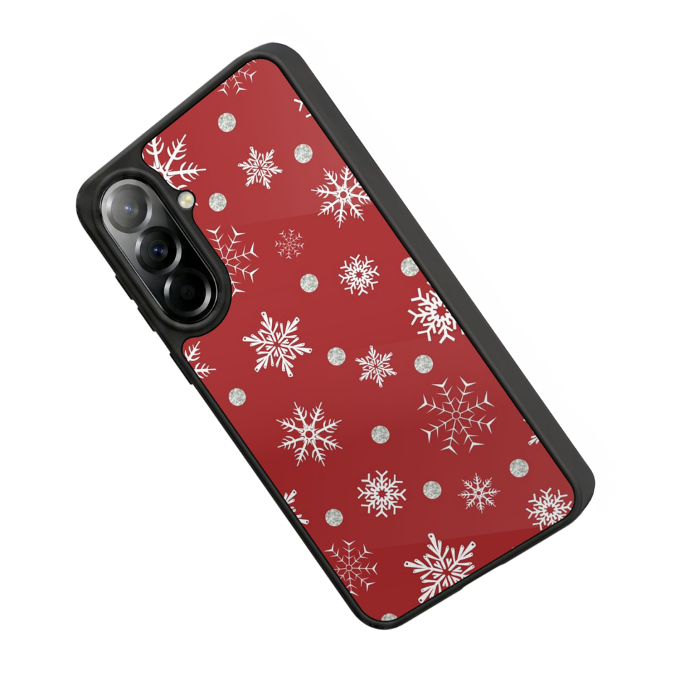 Samsung Galaxy A57 Uyumlu Yilbasi Christmas Tasarımlı Glossy Premium Kılıf
