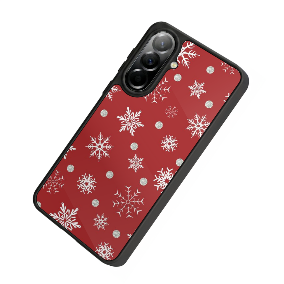 Samsung Galaxy A57 Uyumlu Yilbasi Christmas Tasarımlı Glossy Premium Kılıf