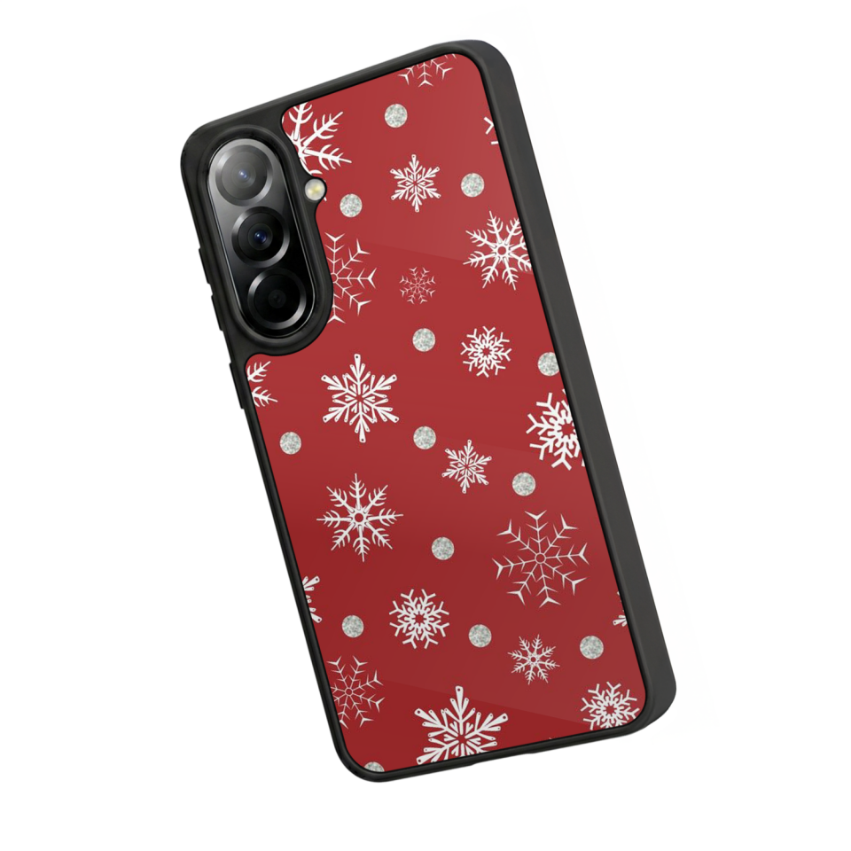 Samsung Galaxy A57 Uyumlu Yilbasi Christmas Tasarımlı Glossy Premium Kılıf