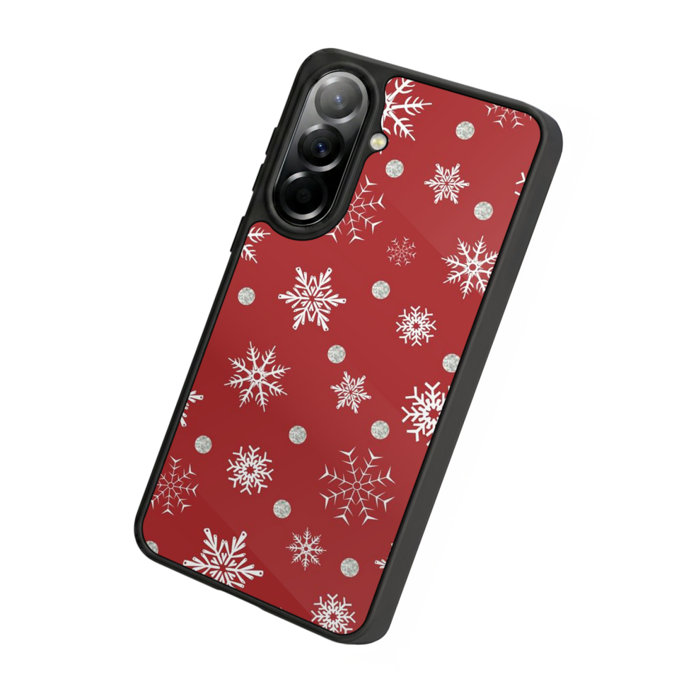 Samsung Galaxy A57 Uyumlu Yilbasi Christmas Tasarımlı Glossy Premium Kılıf