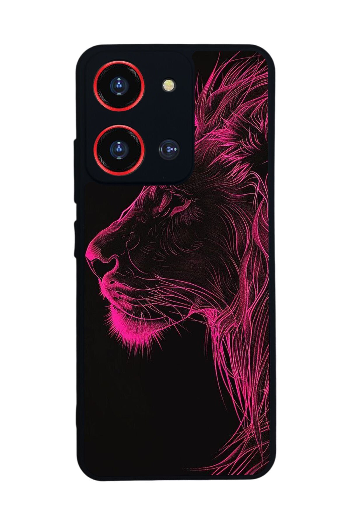 Reeder S19 Max Pro S 108MP Uyumlu Aslan Tasarımlı Glossy Premium Kılıf