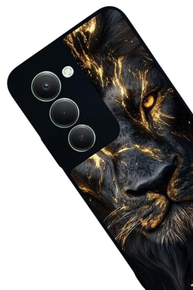 Xiaomi Redmi 15 5G Uyumlu Aslan Tasarımlı Glossy Premium Kılıf