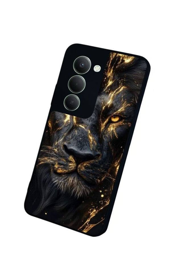 Xiaomi Redmi 15 5G Uyumlu Aslan Tasarımlı Glossy Premium Kılıf