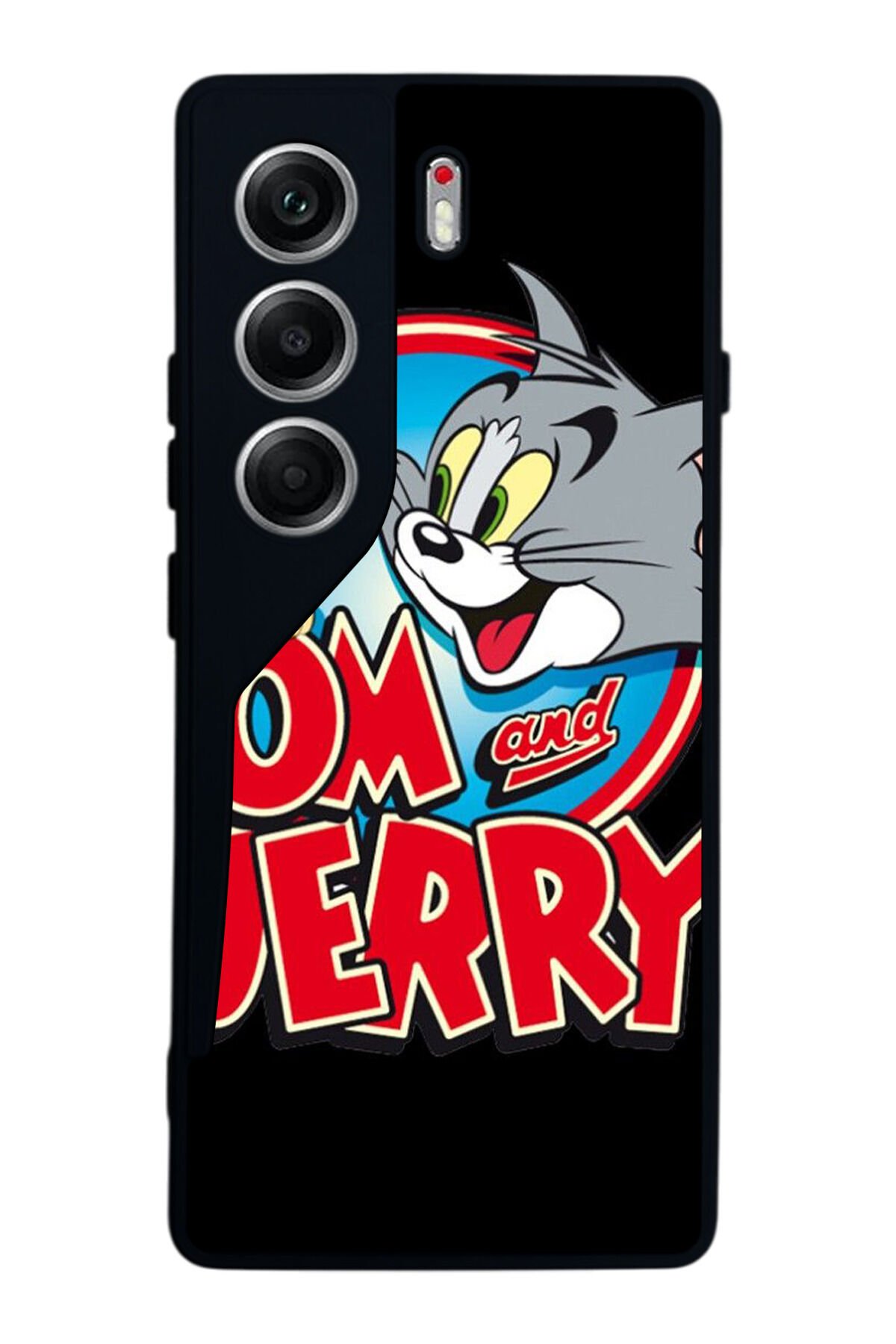 Tecno Camon 40 Uyumlu Tom And Jerry Tasarımlı Glossy Premium Kılıf