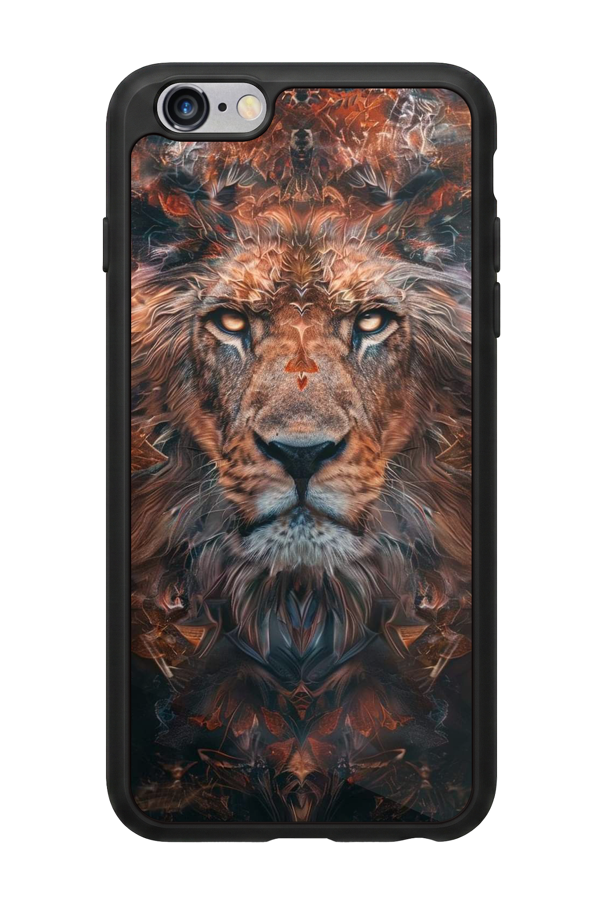 iPhone 6s Plus Uyumlu Aslan Tasarımlı Glossy Premium Kılıf