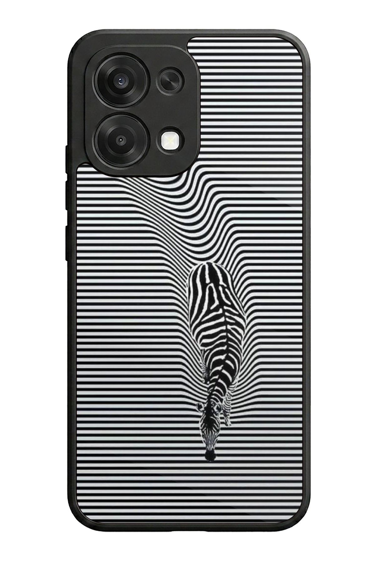 Oppo A6 Pro Uyumlu Çizgi Sanatı Tasarımlı Glossy Premium Kılıf