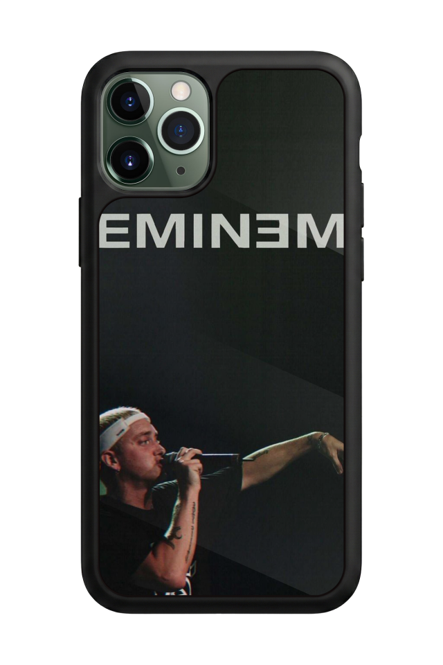 iPhone 11 Pro Max Uyumlu Eminem Tasarımlı Glossy Premium Kılıf