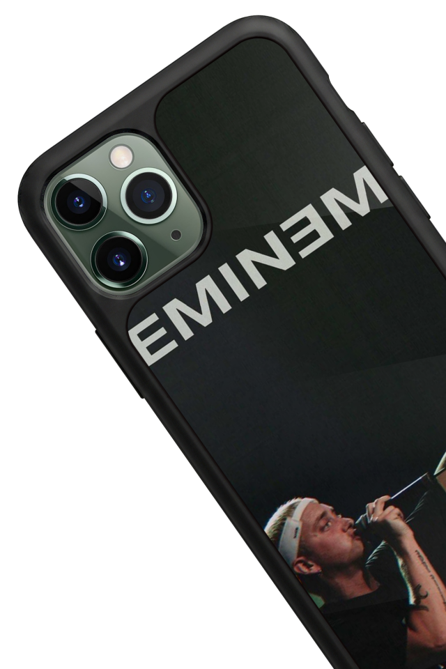 iPhone 11 Pro Max Uyumlu Eminem Tasarımlı Glossy Premium Kılıf