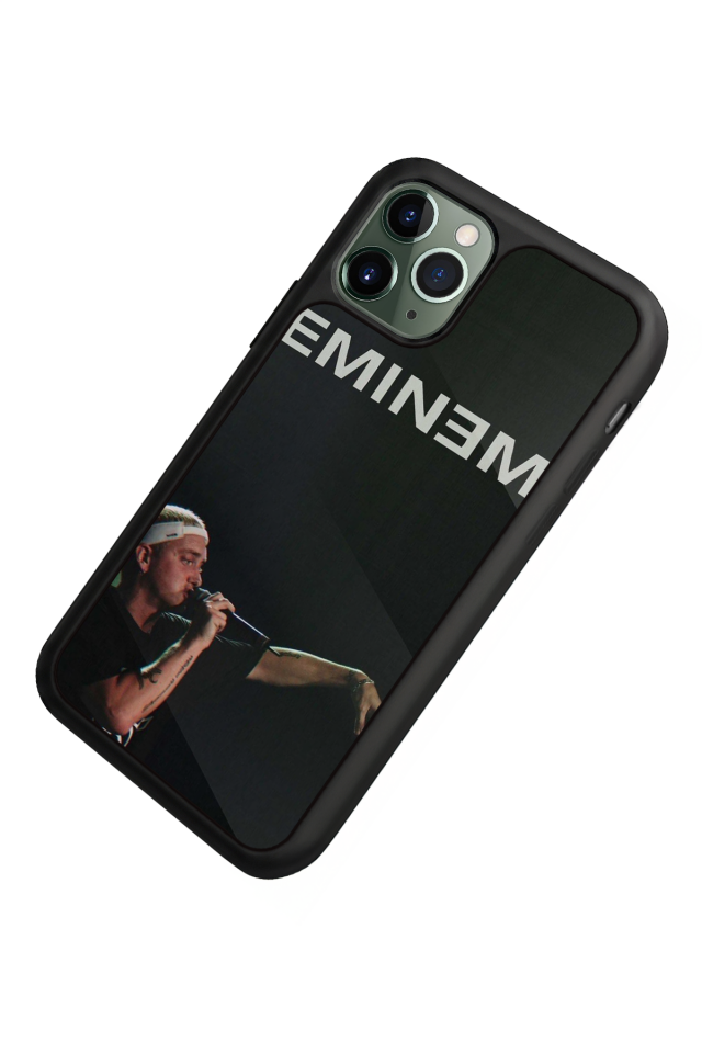 iPhone 11 Pro Max Uyumlu Eminem Tasarımlı Glossy Premium Kılıf