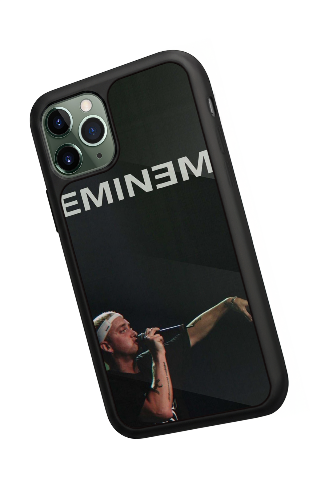 iPhone 11 Pro Max Uyumlu Eminem Tasarımlı Glossy Premium Kılıf