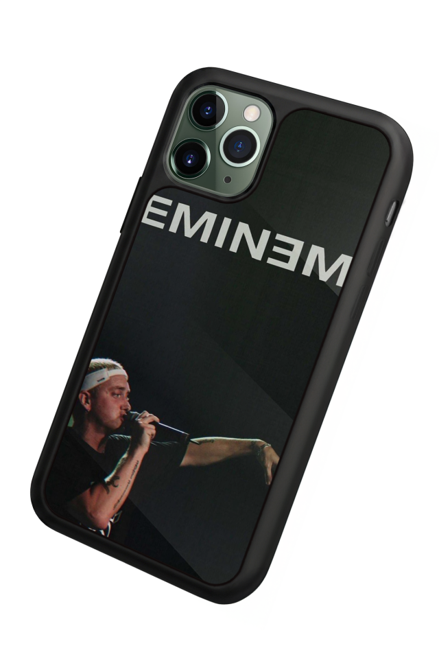 iPhone 11 Pro Max Uyumlu Eminem Tasarımlı Glossy Premium Kılıf