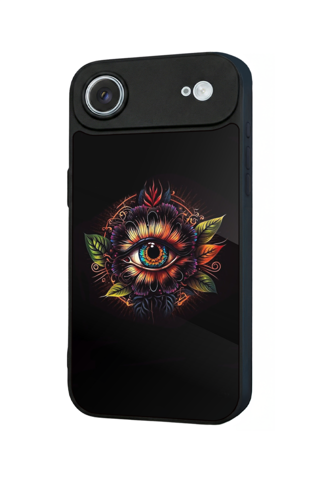 iPhone 17 Air Uyumlu Göz Tasarımlı Glossy Premium Kılıf