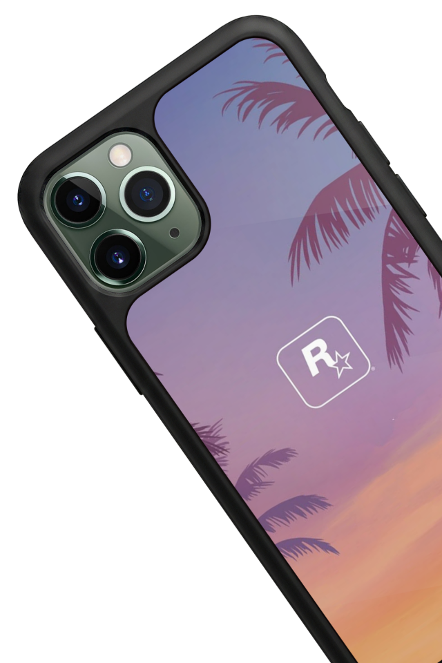 iPhone 11 Pro Uyumlu GTA Tasarımlı Glossy Premium Kılıf