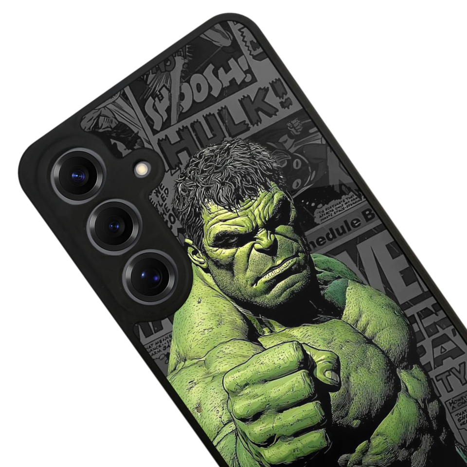 Samsung Galaxy S25 Uyumlu Hulk Tasarımlı Glossy Premium Kılıf