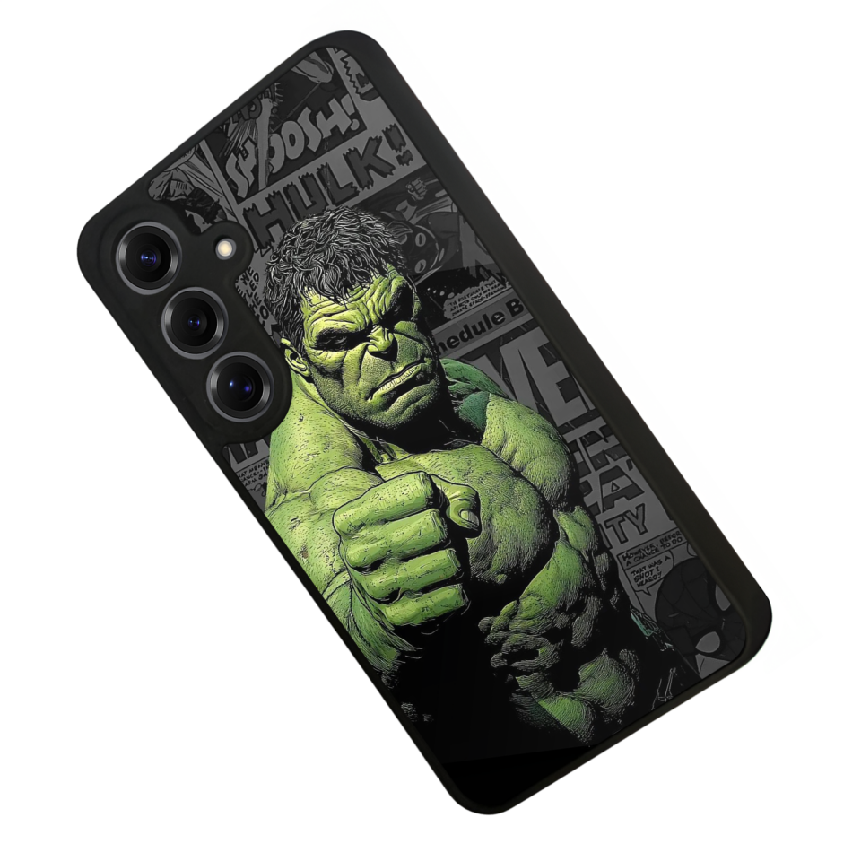 Samsung Galaxy S25 Uyumlu Hulk Tasarımlı Glossy Premium Kılıf