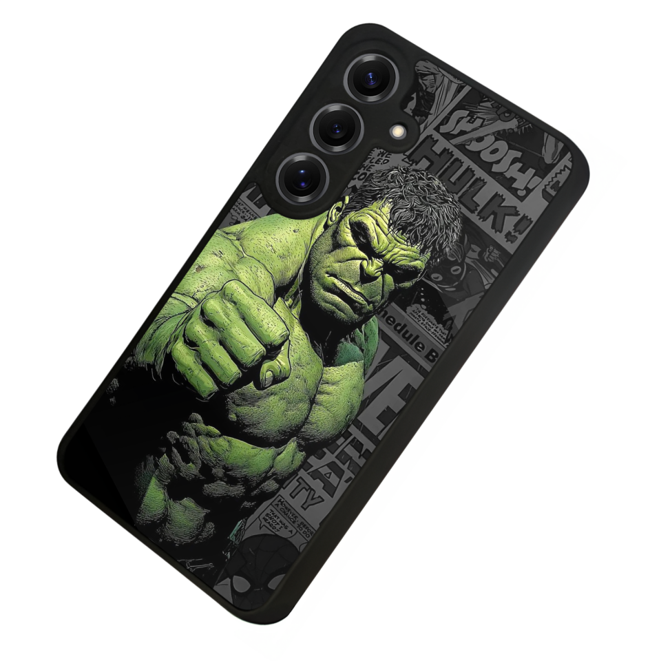 Samsung Galaxy S25 Uyumlu Hulk Tasarımlı Glossy Premium Kılıf