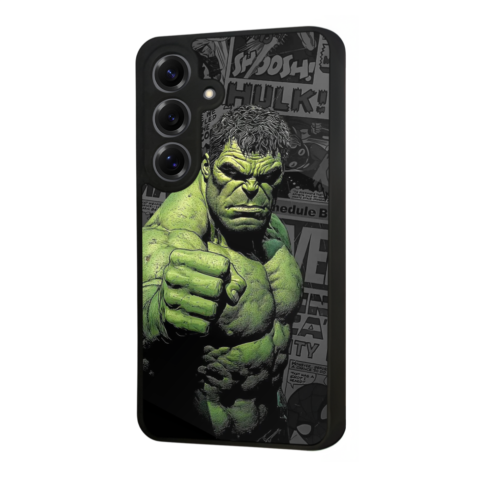 Samsung Galaxy S25 Uyumlu Hulk Tasarımlı Glossy Premium Kılıf