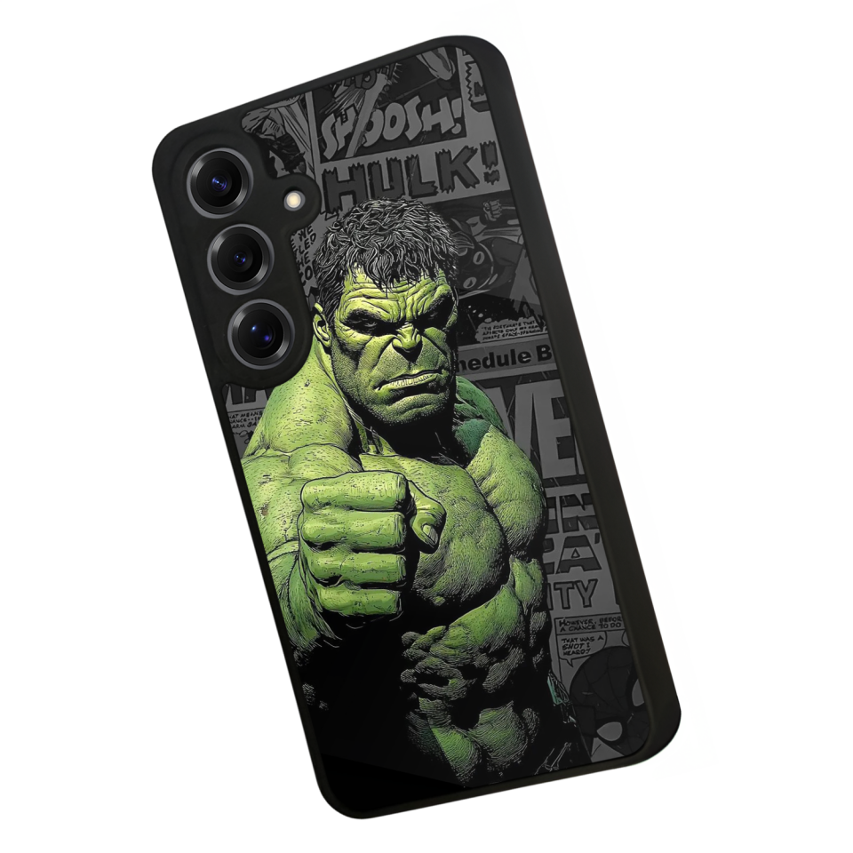 Samsung Galaxy S25 Uyumlu Hulk Tasarımlı Glossy Premium Kılıf