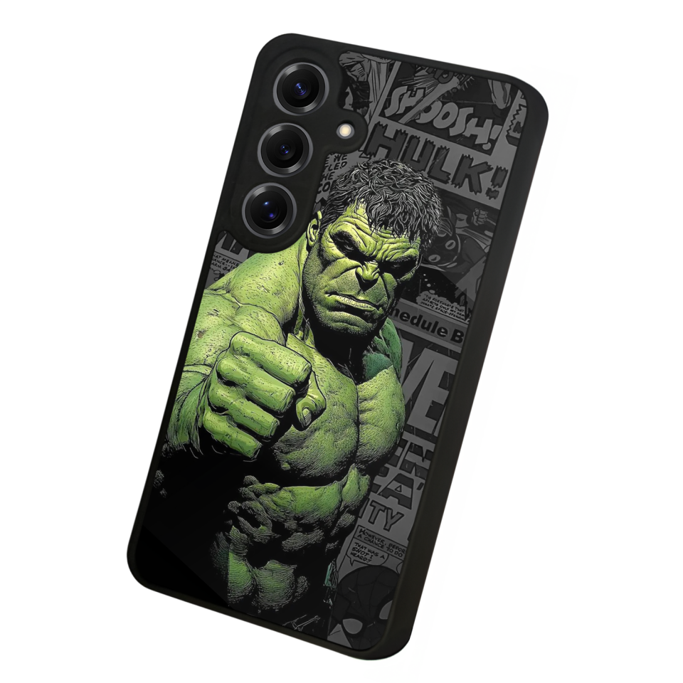 Samsung Galaxy S25 Uyumlu Hulk Tasarımlı Glossy Premium Kılıf
