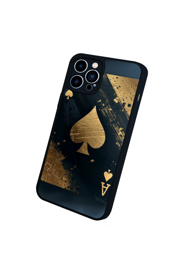 iPhone 12 Pro Max Uyumlu Kart Tasarımlı Glossy Premium Kılıf