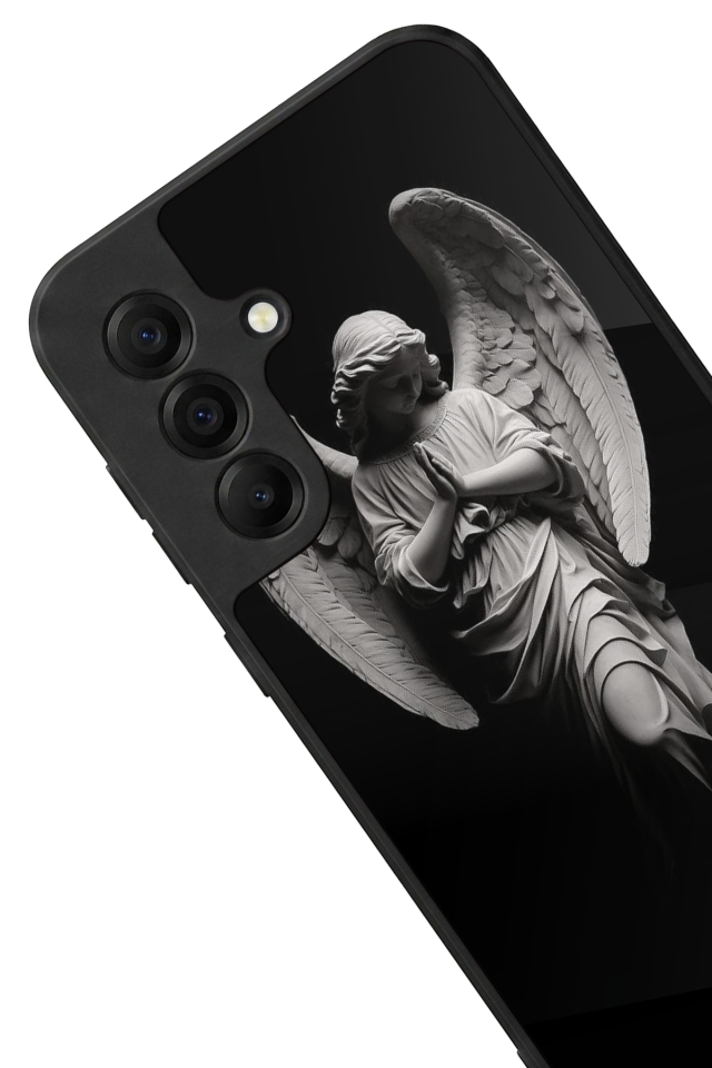 Samsung Galaxy A17 Uyumlu Melek Tasarımlı Glossy Premium Kılıf