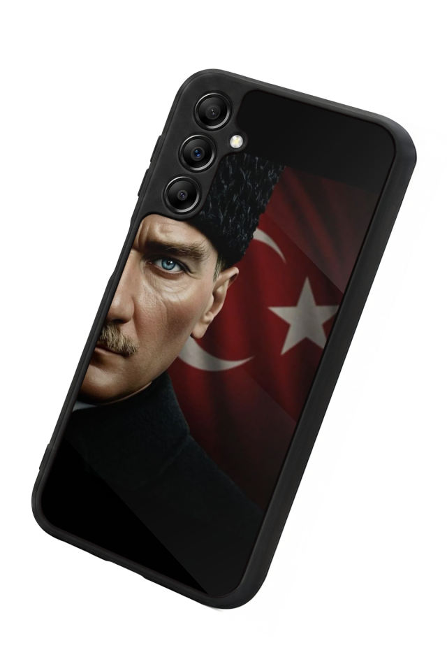 Samsung Galaxy A14 Uyumlu Mustafa Kemal Ataturk Tasarımlı Glossy Premium Kılıf