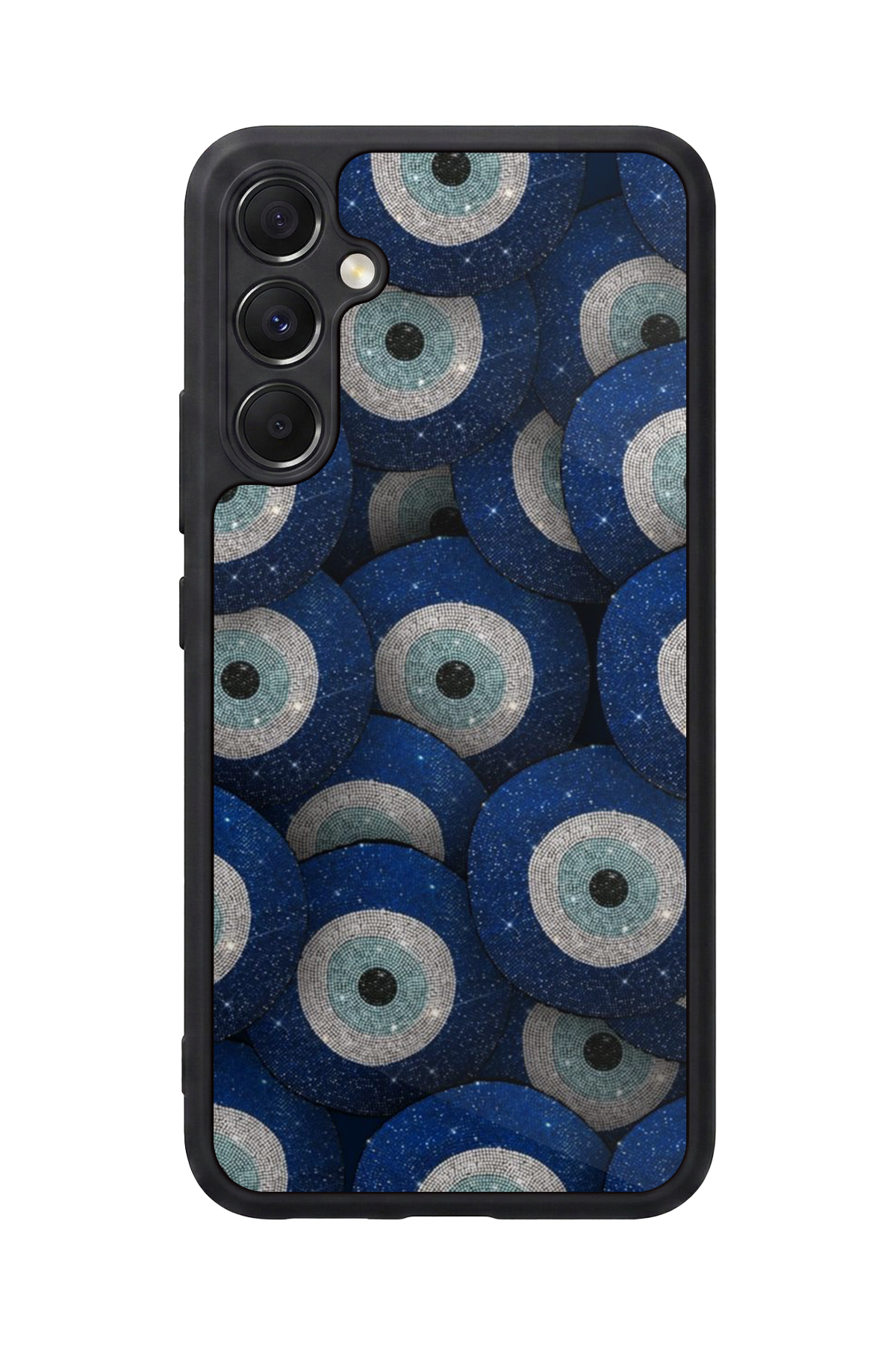 Samsung Galaxy M34 Uyumlu Nazar Tasarımlı Glossy Premium Kılıf