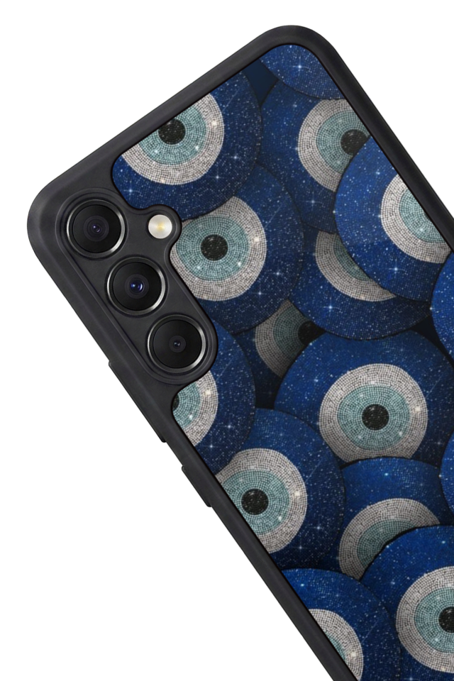 Samsung Galaxy M34 Uyumlu Nazar Tasarımlı Glossy Premium Kılıf