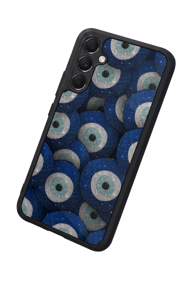 Samsung Galaxy M34 Uyumlu Nazar Tasarımlı Glossy Premium Kılıf