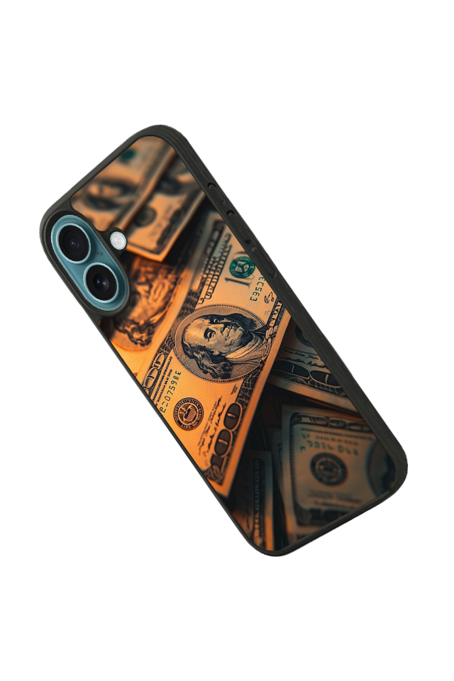 iPhone 16 Uyumlu Para Tasarımlı Glossy Premium Kılıf