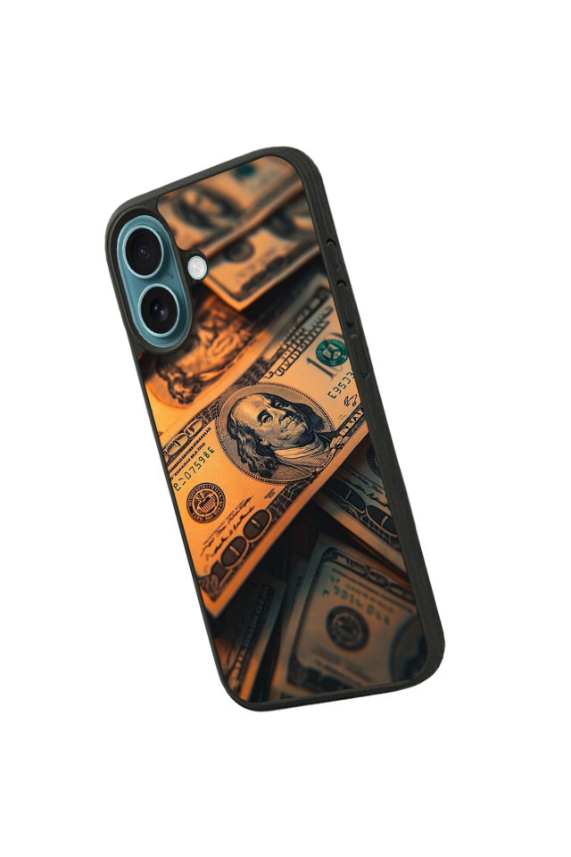 iPhone 16 Uyumlu Para Tasarımlı Glossy Premium Kılıf