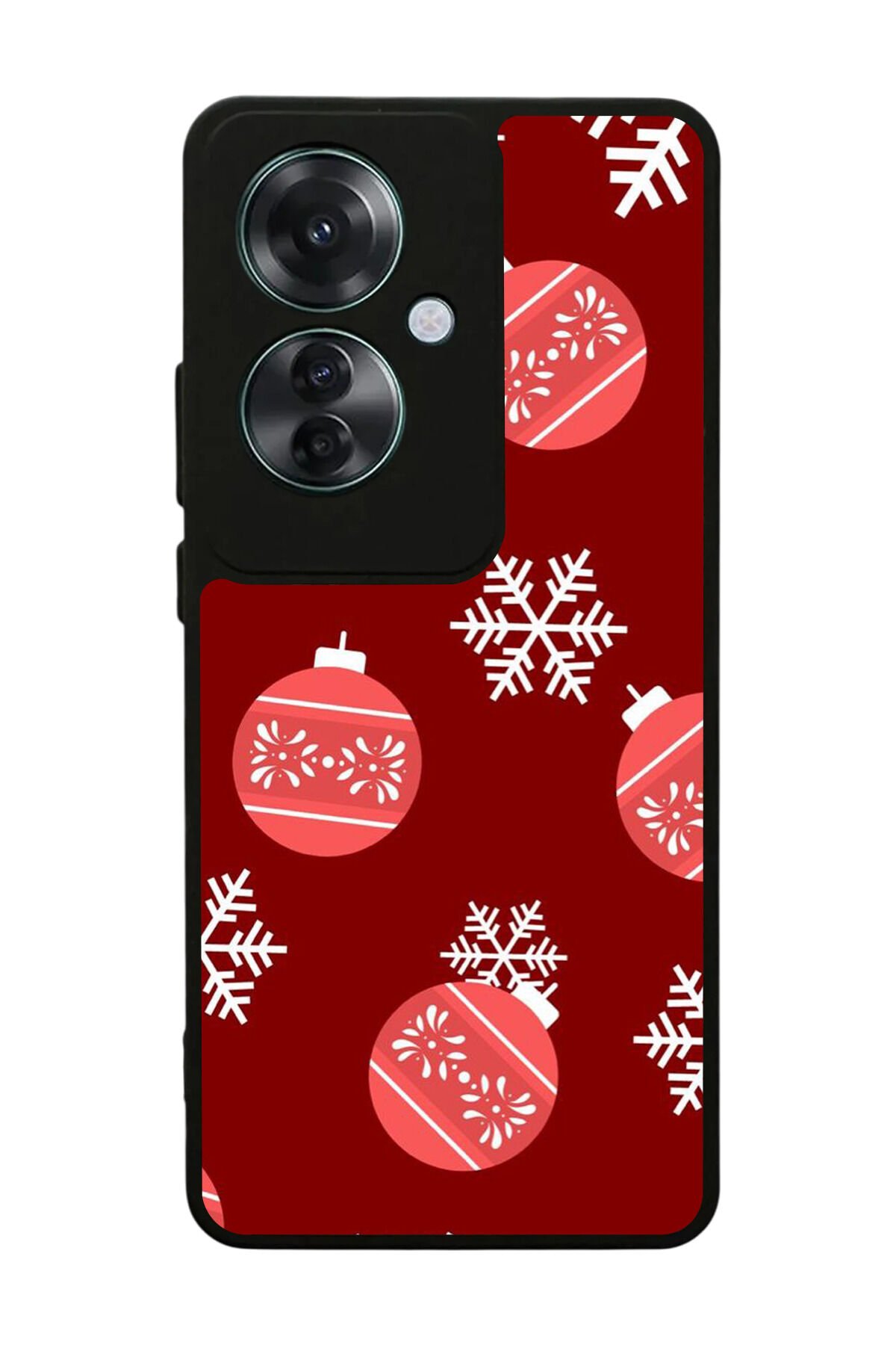 Oppo Reno 11F Uyumlu Yilbasi Christmas Tasarımlı Glossy Premium Kılıf