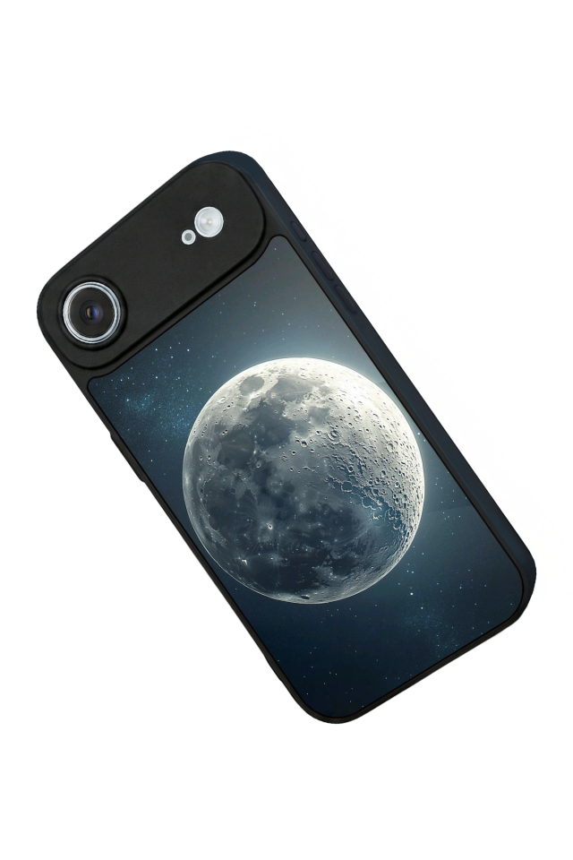 iPhone 17 Air Uyumlu Ay Tasarımlı Glossy Premium Kılıf